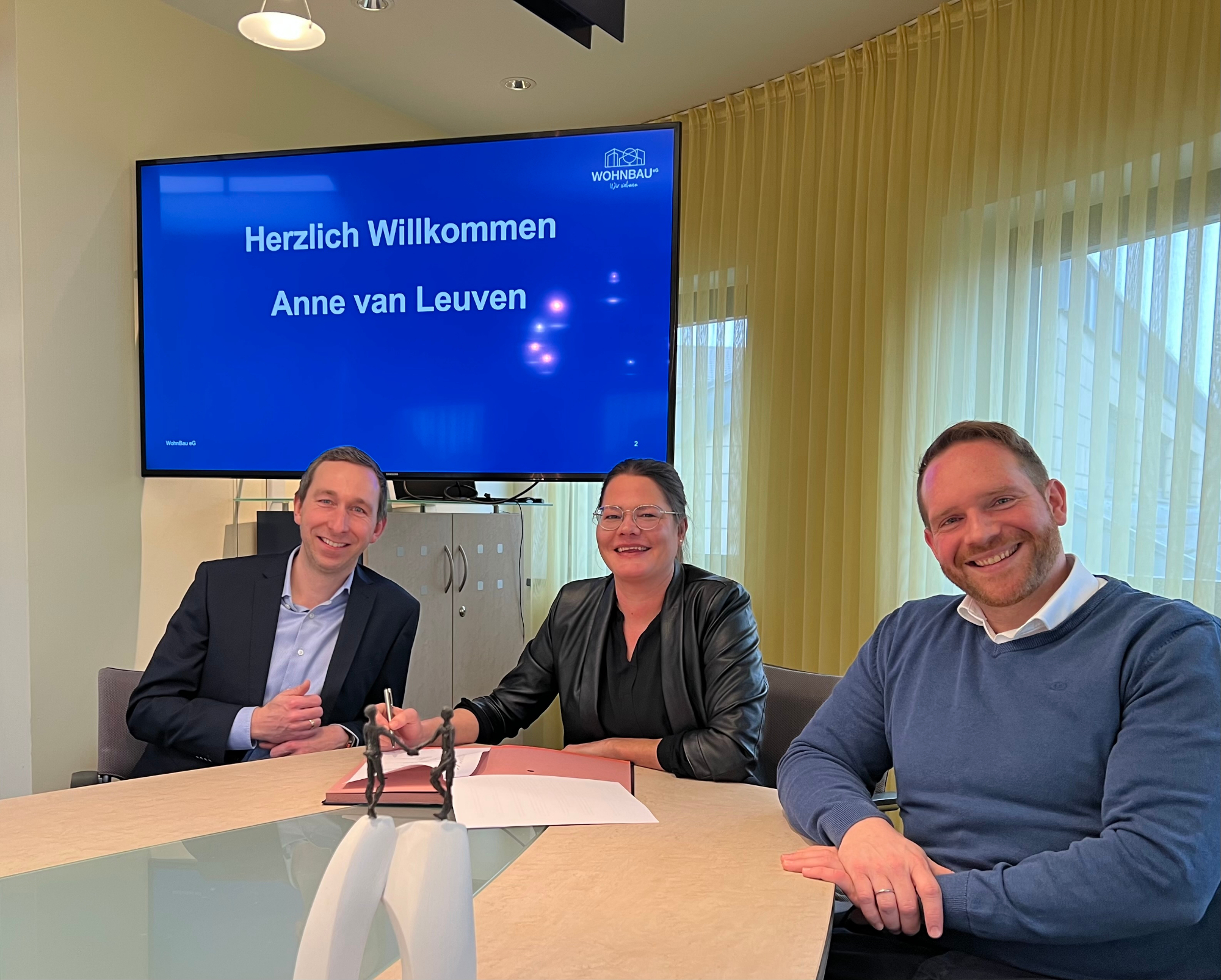 Neu in unserem Team: Frau Anne van Leuven | WohnBau eG